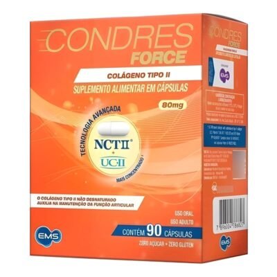 Suplemento Condres Force Colágeno Tipo ii 90 caps – ems