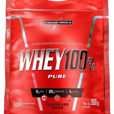 Whey 100% Pure 900g Refil Integralmedica